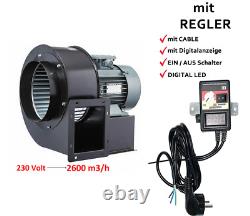 Ventilateur Centrifuge Ventilateur Radial Turbo 2600m 3 H +contrôle