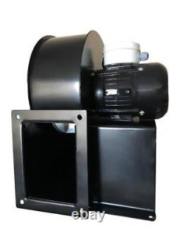 Ventilateur centrifuge 230V/400V avec tuyau flexible à bride pour aspiration d'air