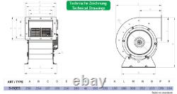 Ventilateur centrifuge Axial centrifuge Industrie 2200m³/H