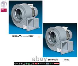 Ventilateur centrifuge Ventilateur radial 230V et 400V 1800m H ³
