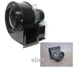 Ventilateur centrifuge Ventilateur radial Turbo 195m³ H + Bride