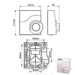 Ventilateur centrifuge en aluminium BDRAS Radillüfter 90m H ³, diverses tailles