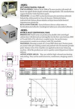 Ventilateur centrifuge industriel centrifuge axial centrifuge +