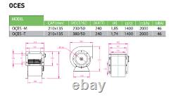 Ventilateur centrifuge radial 2000m³/H