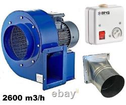 Ventilateur centrifuge radial Turbo 2600m H