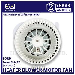 Ventilateur de moteur de souffleur de chauffage pour Ford Focus C Max 2003-2007 Rhd 8ew351151001