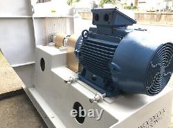 Ventilateur extracteur de souffleur centrifuge pour céréales copeaux de bois 37 kW moteur électrique WEG