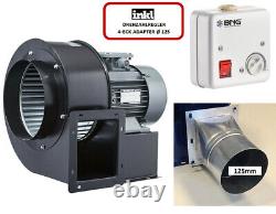 Ventilateur radial avec régulateur centrifuge et bride moteur d'aspiration de ventilateur centrifuge 230 volts