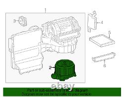 Véritable Toyota Avalon Camry Highlander Heat A/c Blower/fan Motor 87103-0e040